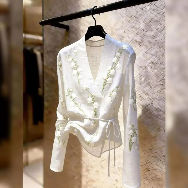 Summer Clothing For 60 Year Old Woman - Camicia Elegante Unica da Donna, Blusa