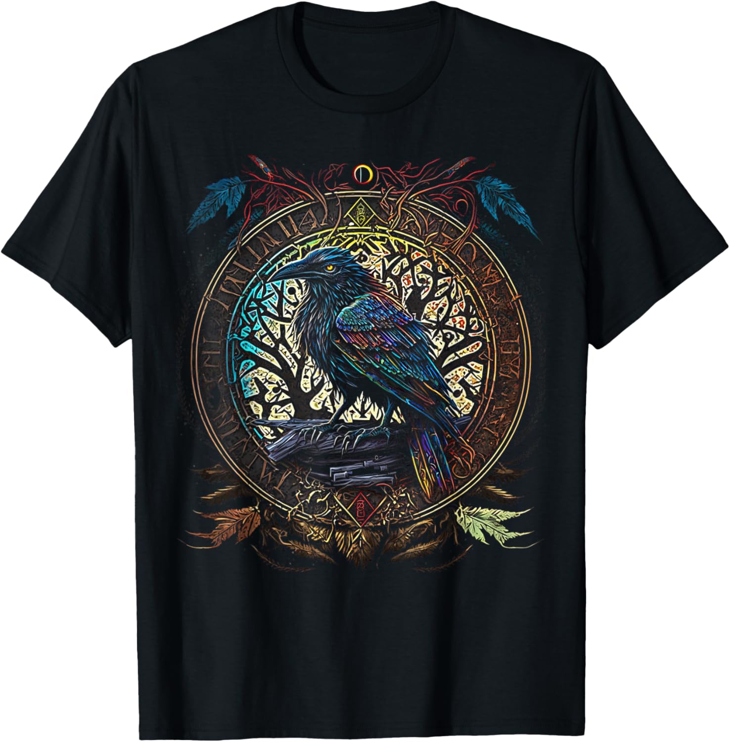 Summer Viking Clothing - Raven Yggdrasil Mitologia norrena Viking Odin