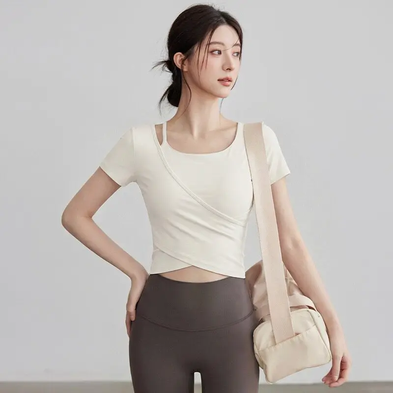 Summer Clothing Looks - Abbigliamento Yoga Estivo a Maniche Lunghe,
