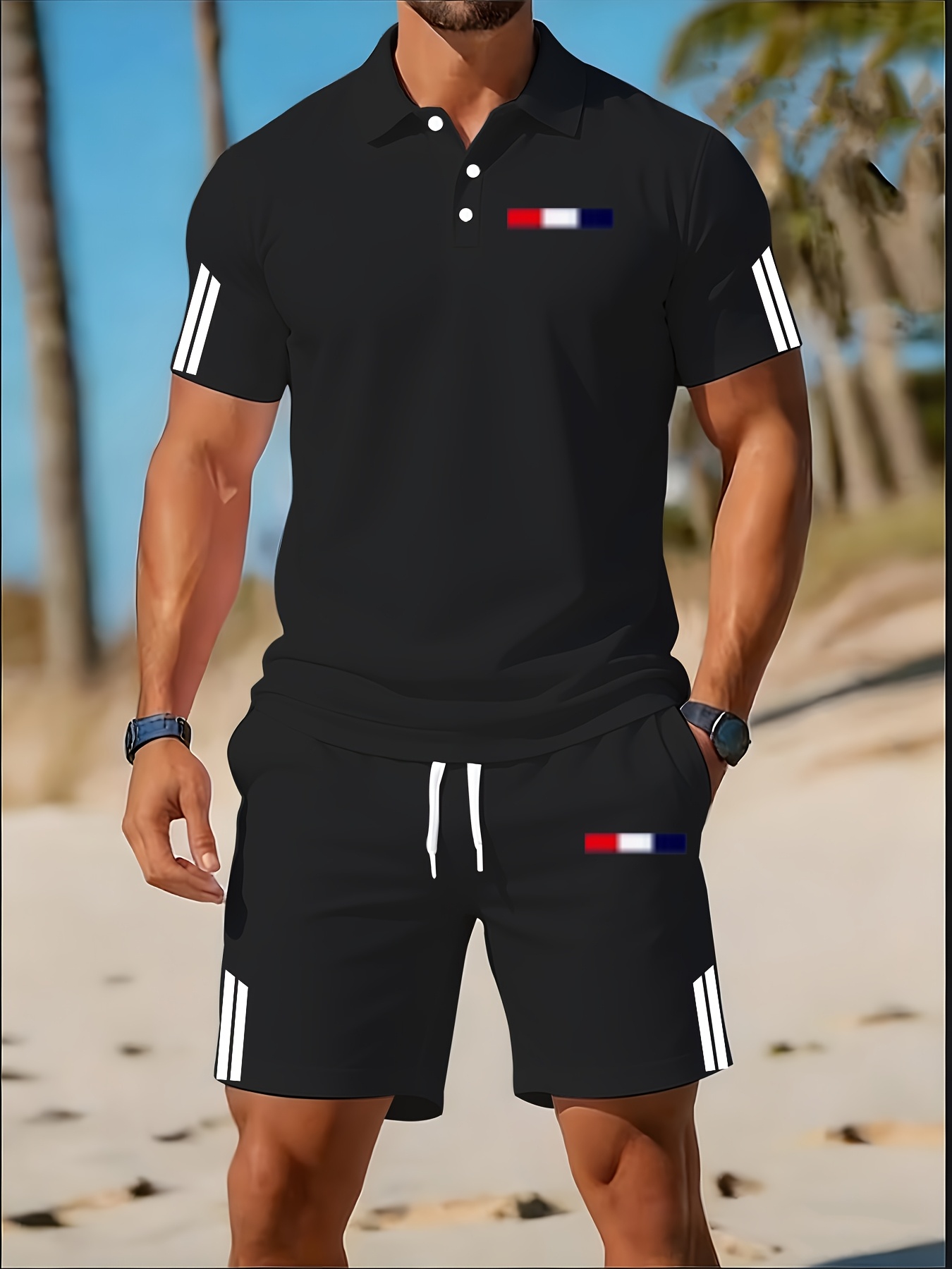 Summer Clothing Design - Completo Polo Uomo Estivo 2026 -