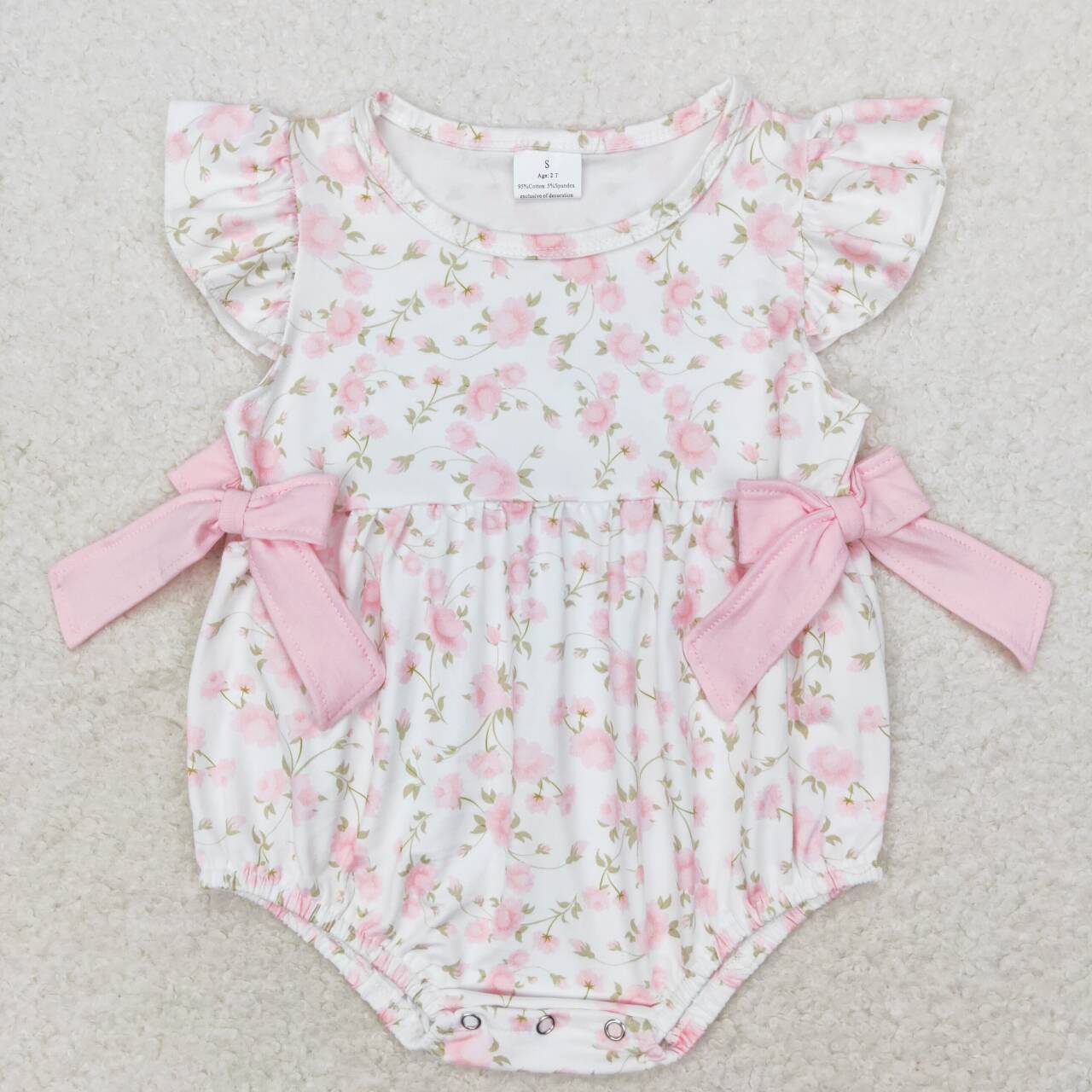 Summer Clothing Kids Sale - Neonate rosa pagliaccetti floreali abbigliamento neonato