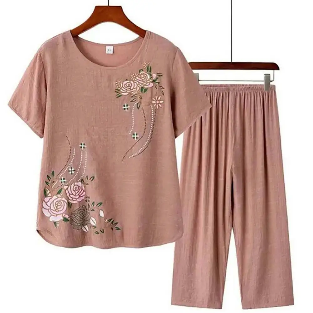 Linen Shorts Men - T-shirt a maniche corte da donna