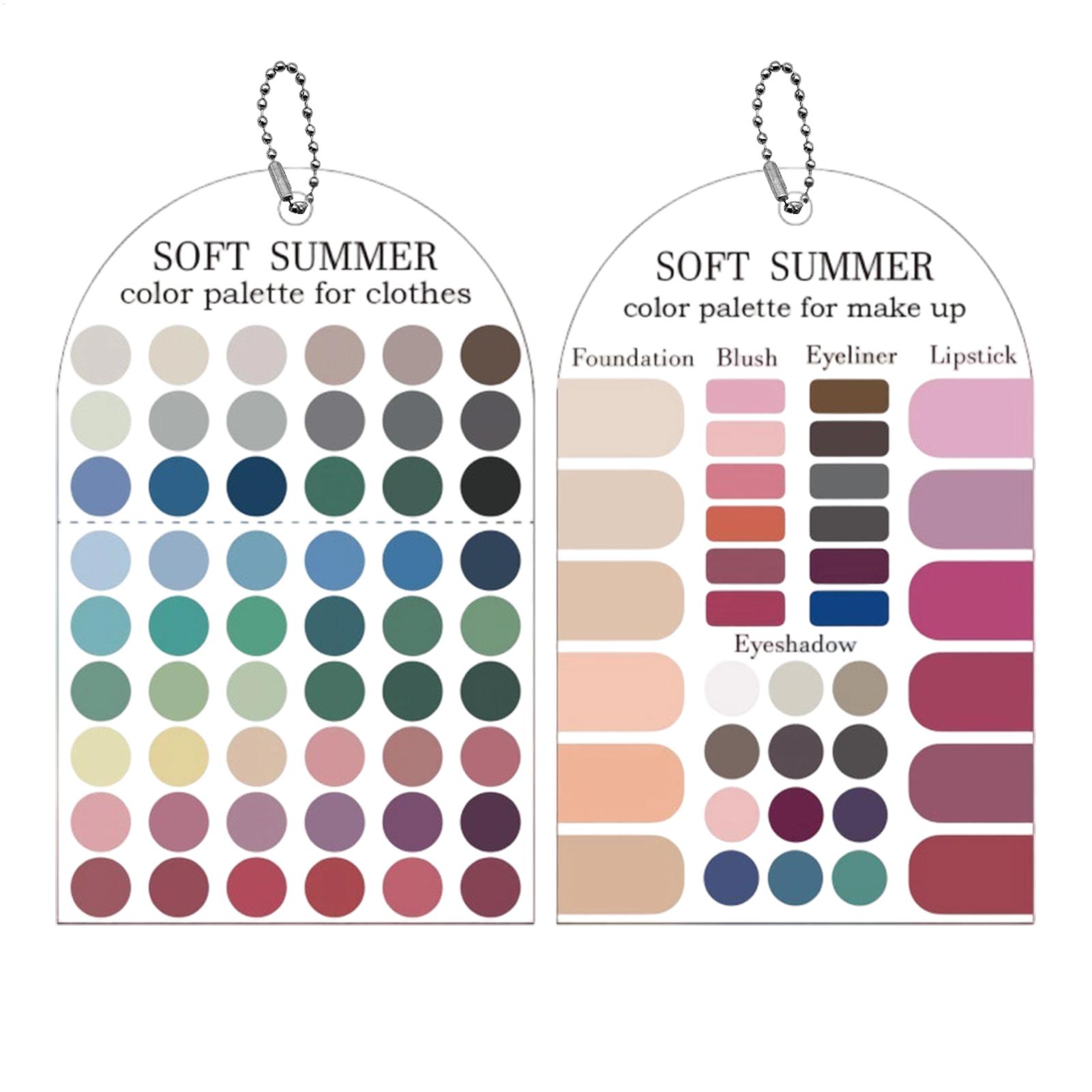 Summer Clothing Palette - 2 palette acriliche con colori estivi,