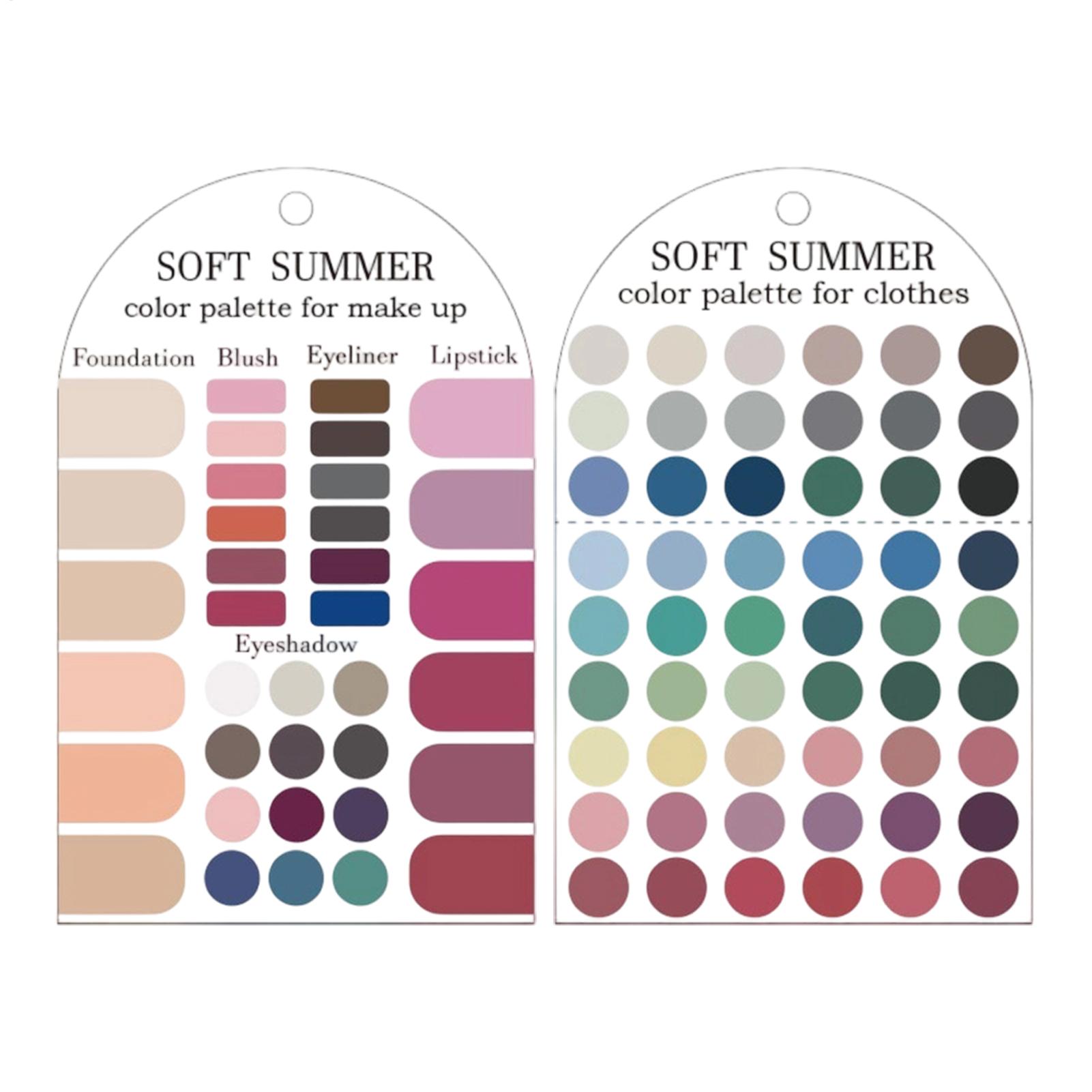Summer Clothing Palette - 2 Pezzi di Palette Acrilica per