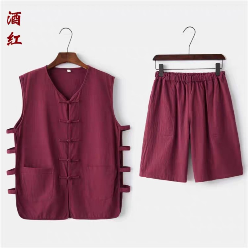 Linen Shorts Men - ﻿ ﻿ Set estivo in cotone
