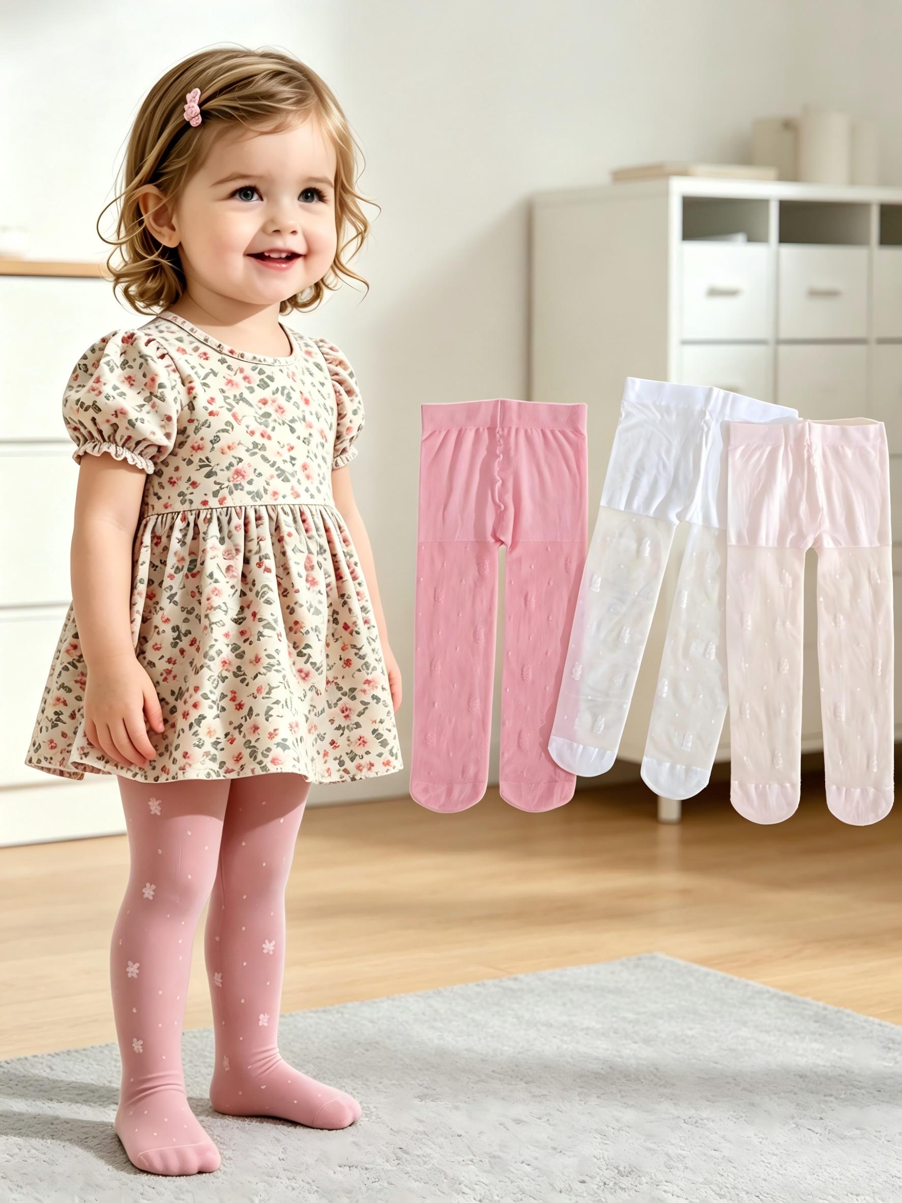 Summer Clothing Baby Girl - Confezione da 3 collant per bambine