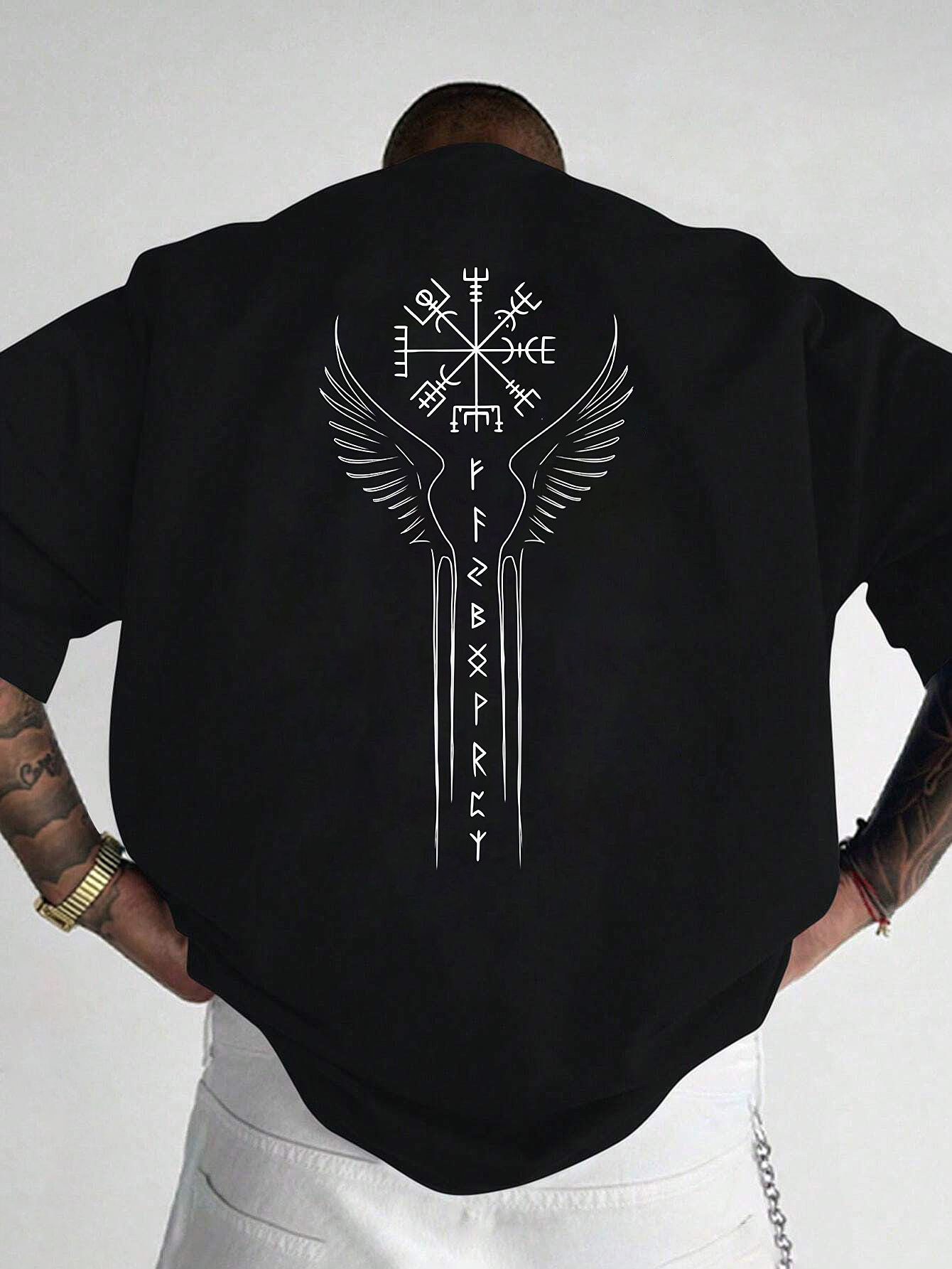 Summer Viking Clothing - T-shirt da uomo in cotone 100%