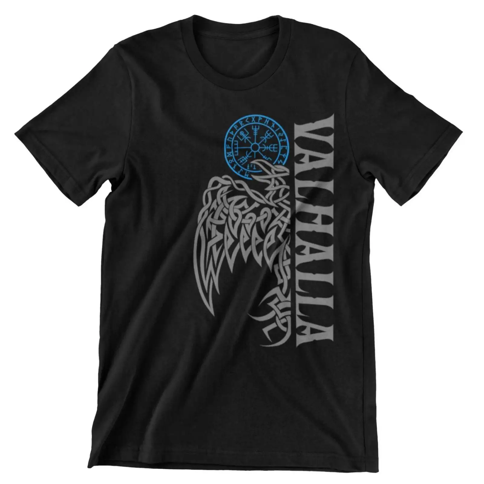 Summer Viking Clothing - Maglietta Rabe Valhalla Vegvisir Viking Raven