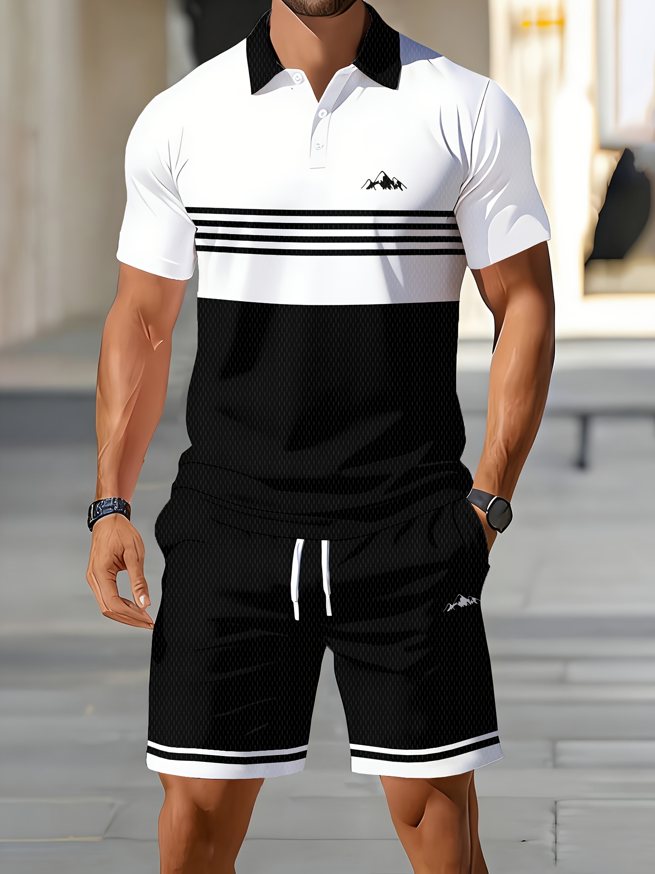 Summer Clothing Design - Completo Polo Uomo Estivo 2026 -