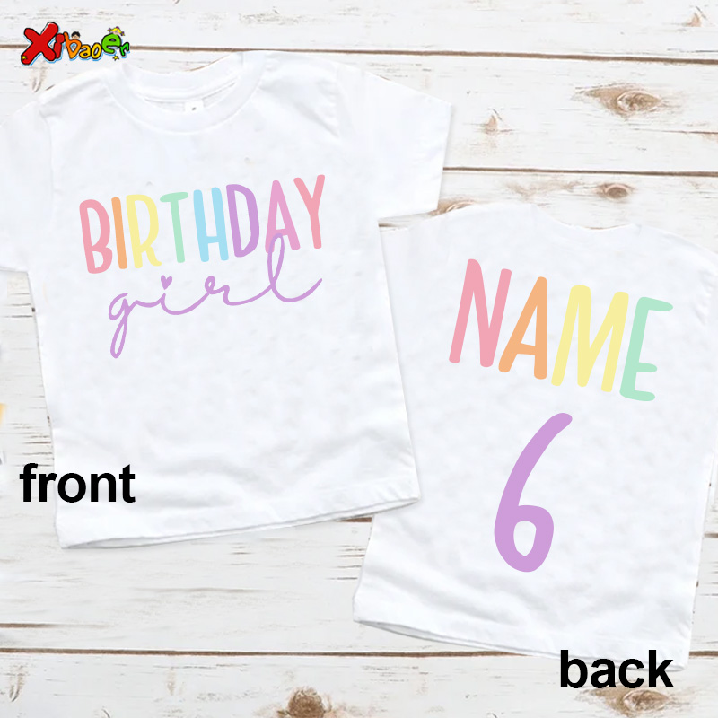 Summer Clothing Names - Compleanno ragazza T Shirt abiti da