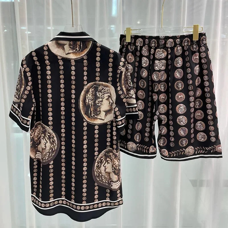Summer Clothing Sets - Completo Camicia Uomo Royal Luxury, Set