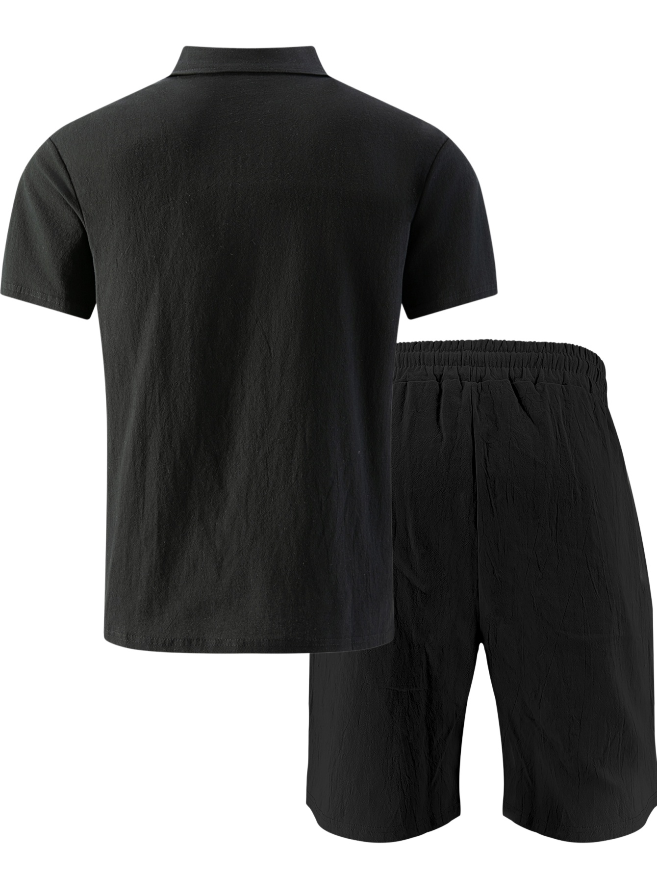 Set 2 Pezzi da Uomo: Polo in L - Linen Shorts Men recensione e prezzo