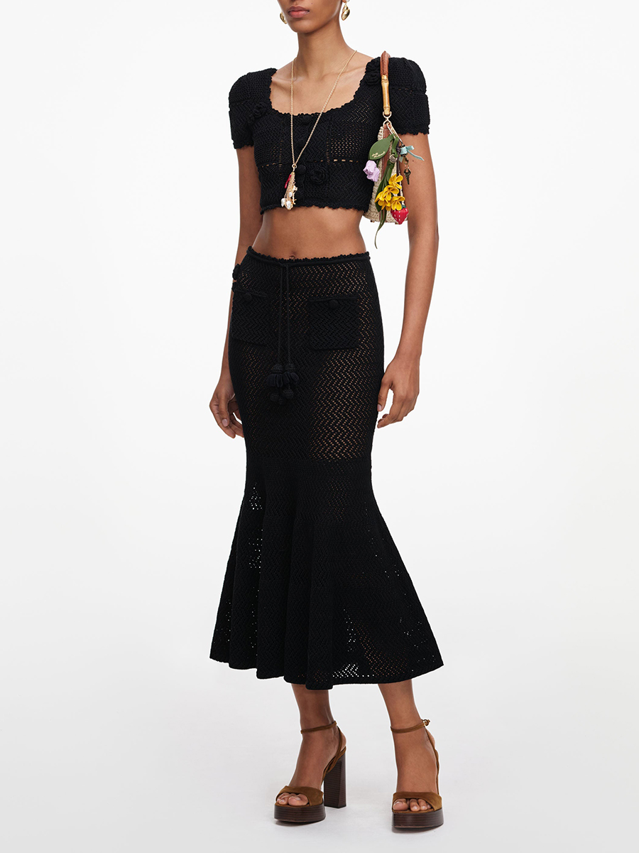 VGH Set Due Pezzi Nero con Mot - Summer Clothing Accessories recensione e prezzo