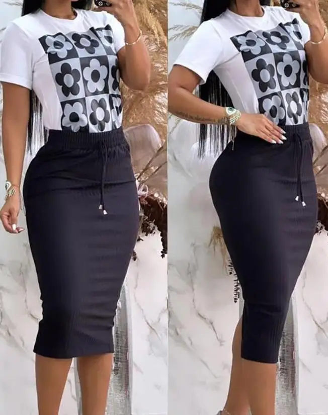 Top con stampa grafica floreal - Summer Clothing Accessories recensione e prezzo