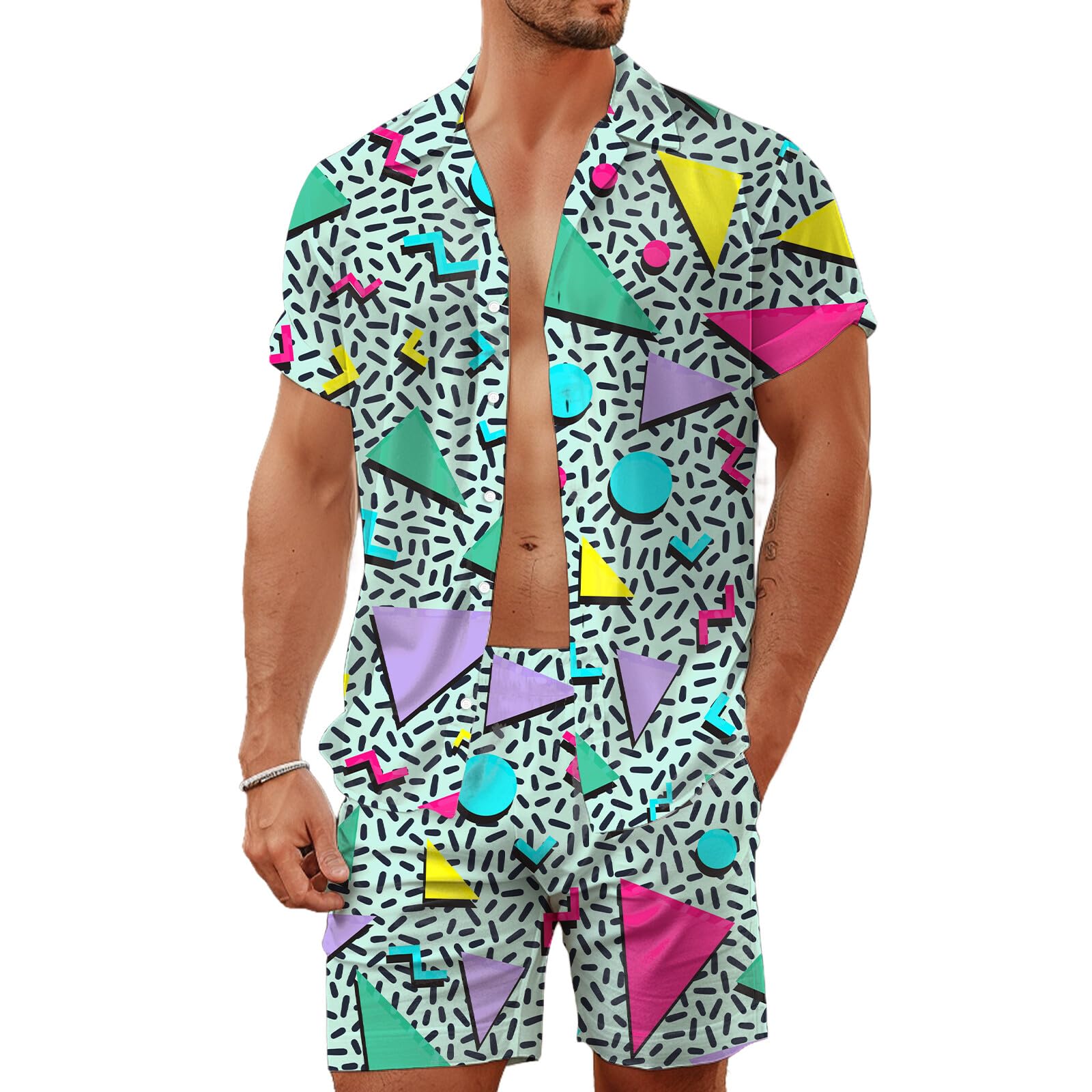Completo Estivo da Uomo con St - Summer Clothing Sets recensione e prezzo