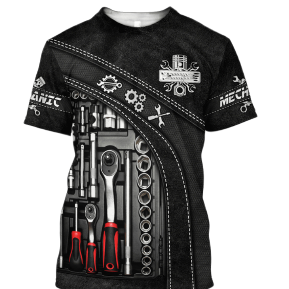 T-shirt vintage meccanico stam - Summer Clothing Names recensione e prezzo
