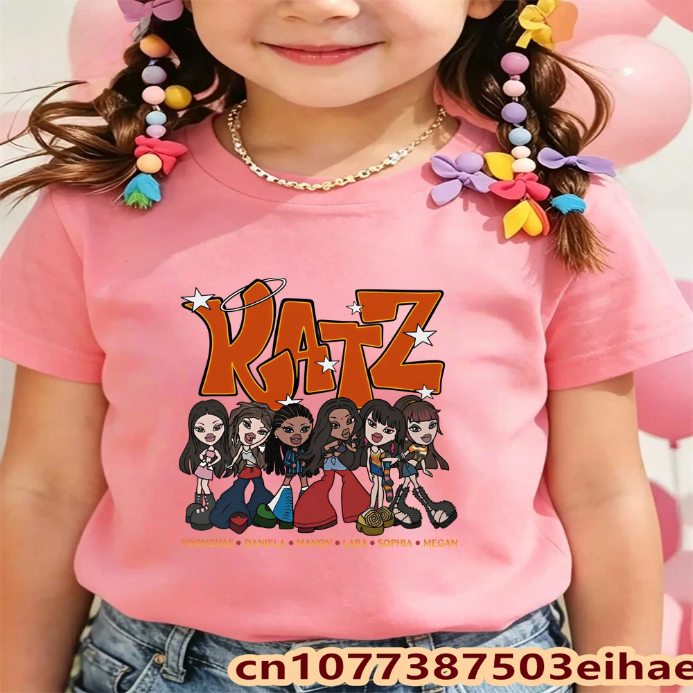 T-shirt KATSEYE, T-shirt stamp - Summer Clothing Kids Sale recensione e prezzo