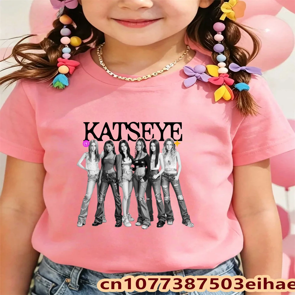 T-shirt KATSEYE, T-shirt stamp - Summer Clothing Kids Sale recensione e prezzo