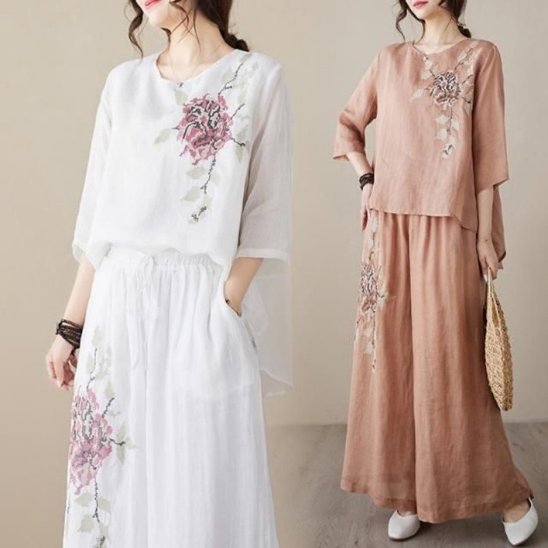 Completo Due Pezzi in Lino e C - Summer Clothing Accessories recensione e prezzo