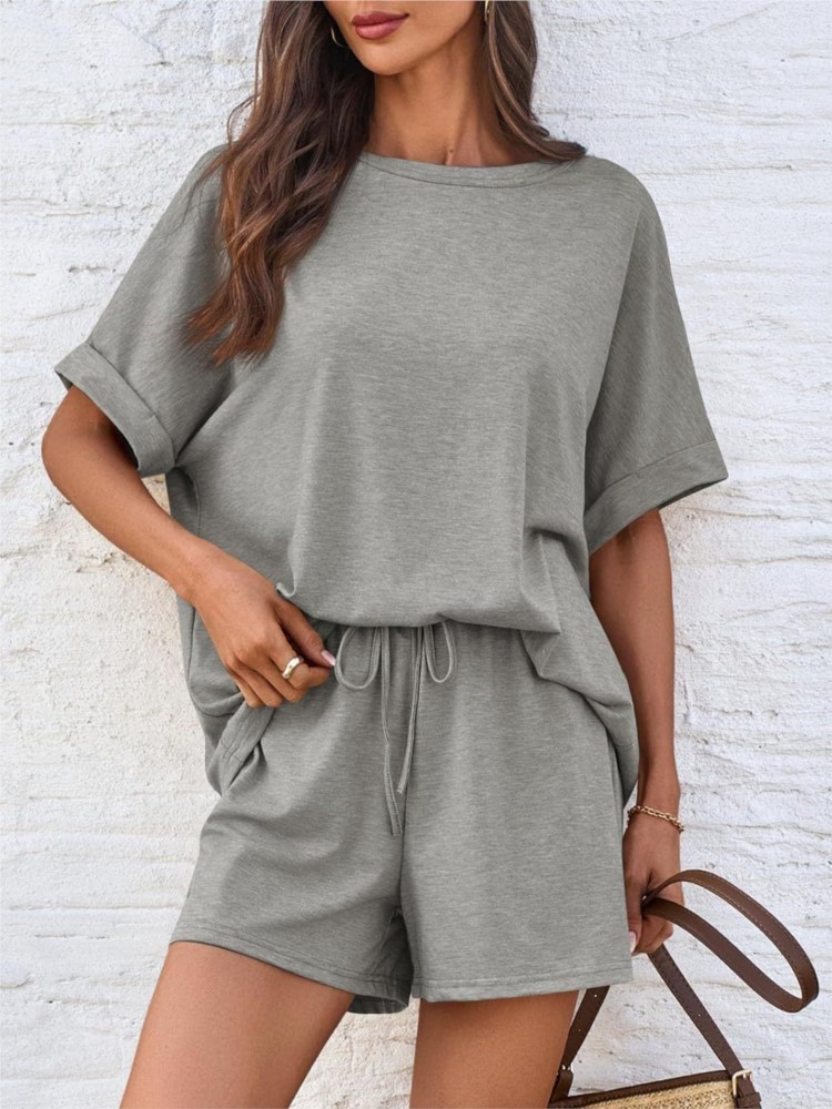 Lady Casual Set Moda Solid All - Summer Clothing For Girls recensione e prezzo