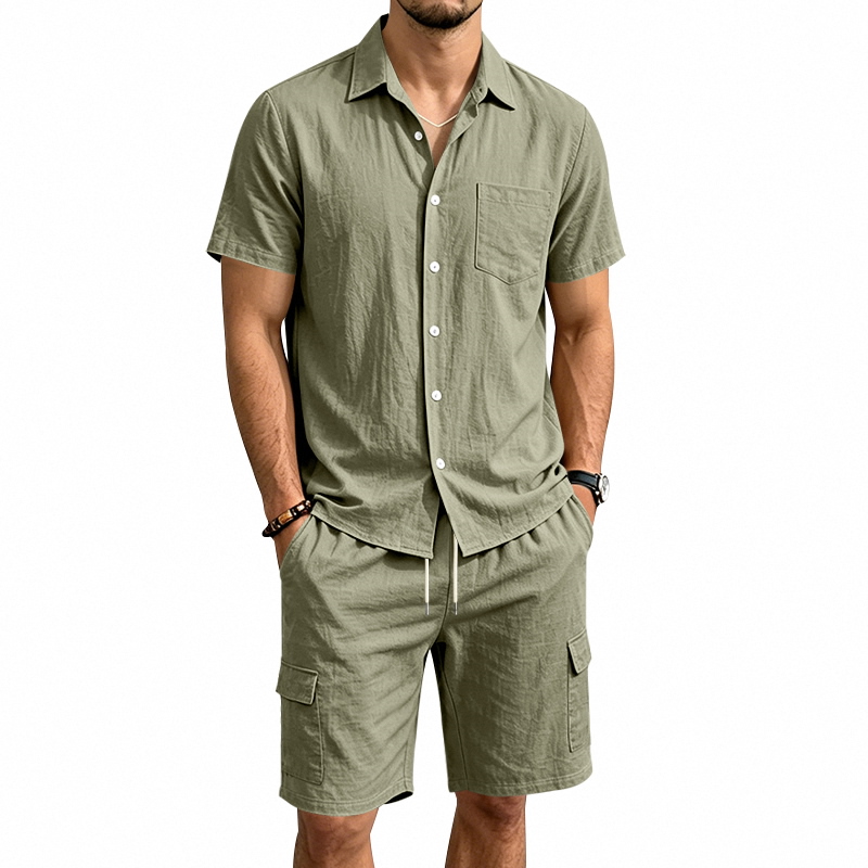 Completo Estivo da Uomo in Lin - Linen Shorts Men recensione e prezzo
